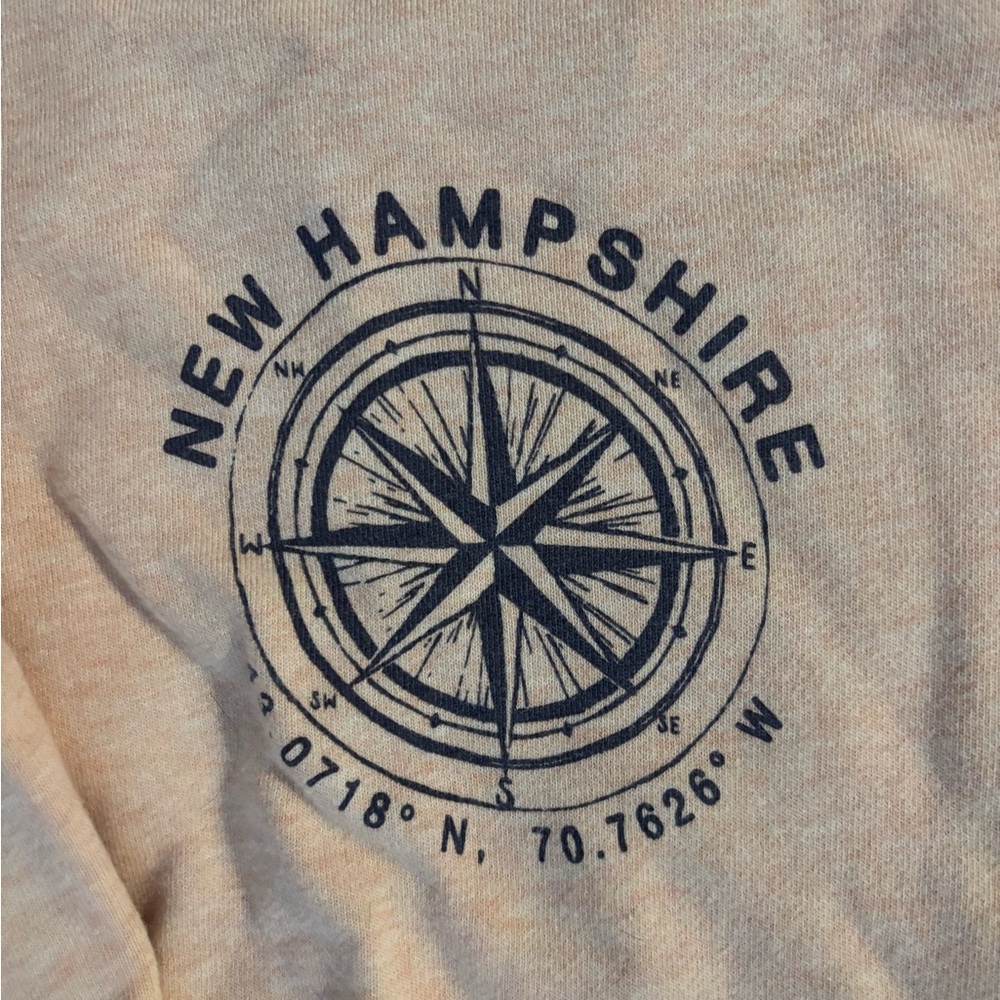 J. Crew Light Pink New Hampshire Compass Crewneck Sweater - Picture 2 of 3